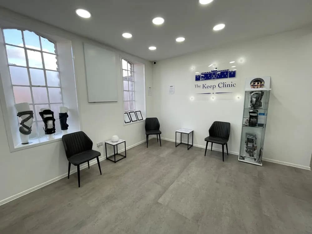 The waiting room at The Keep Clinic