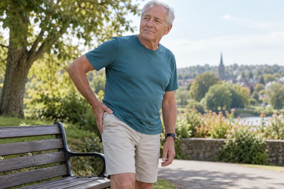 A man standing with a hand on his hip